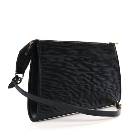 Louis Vuitton Epi Pochette Accessories 21 Black 3 of 11