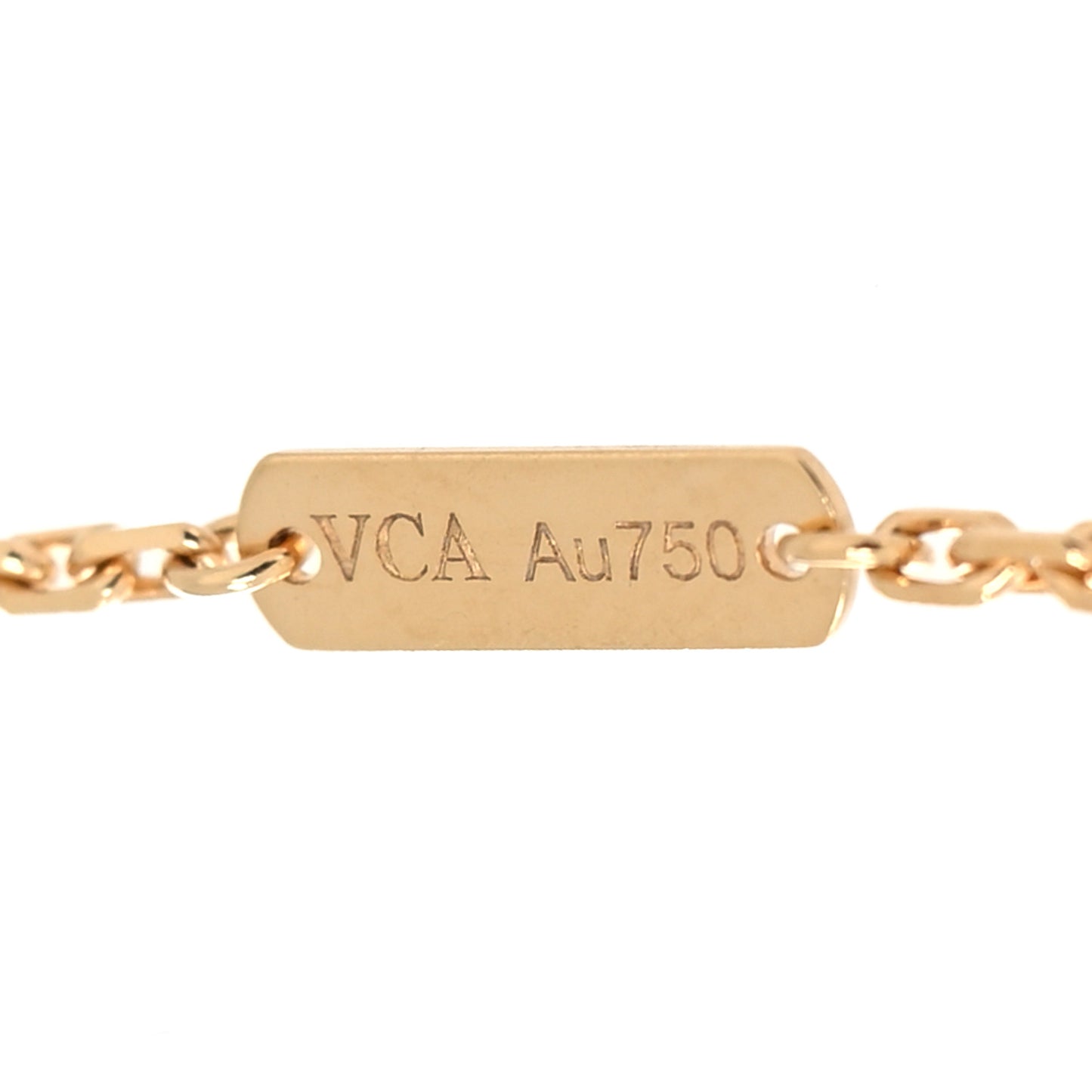 18K Yellow Gold Carnelian Magic Alhambra Long Necklace