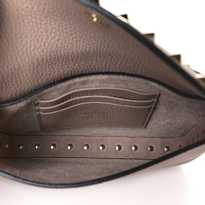 Valentino Garavani Grainy Calfskin Rockstud Crossbody Pouch Poudre 5 of 9