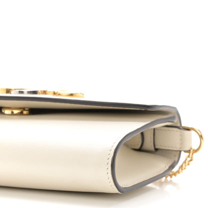 Gucci Shibuya Calfskin Small Zumi Top Handle Shoulder Bag Mystic White 10 of 12