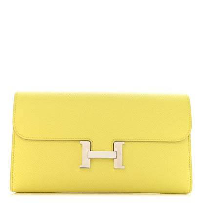 Hermes Epsom Constance Long Wallet Soufre 1 of 10