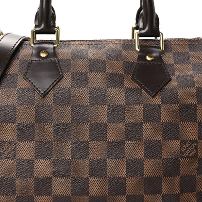 Louis Vuitton Damier Ebene Speedy Bandouliere 25 10 of 12
