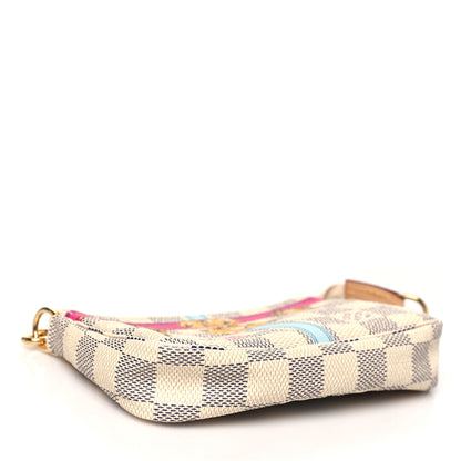Louis Vuitton Damier Azur Summer Trunks Hawaii Mini Pochette Accessories 3 of 8