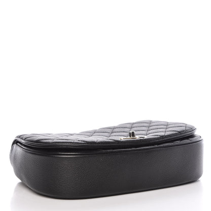 Chanel Calfskin Quilted Casual Pocket Messenger Flap Black 4 of 11