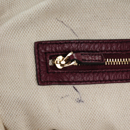 Gucci Pebbled Calfskin Large Soho Shoulder Bag Bordeaux 8 of 9