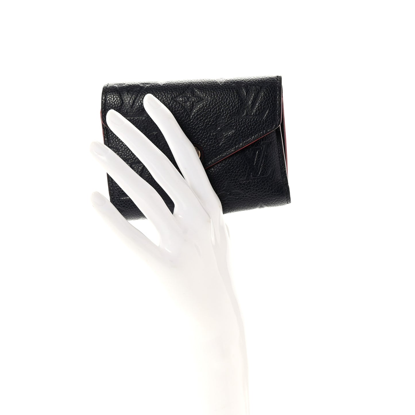 Empreinte Victorine Wallet Marine Rouge