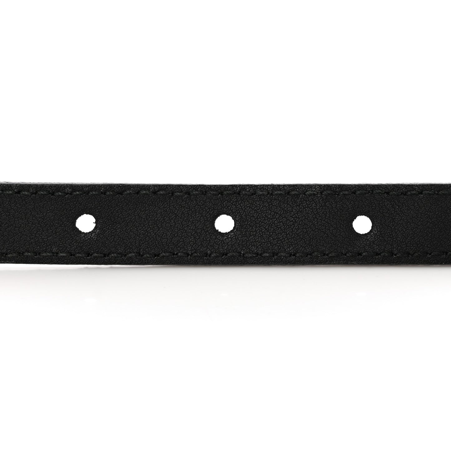 Skipper Calfskin Enamel GG 15mm Belt 80 32 Black