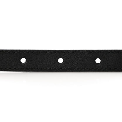 Gucci Skipper Calfskin Enamel GG 15mm Belt 80 32 Black 4 of 10