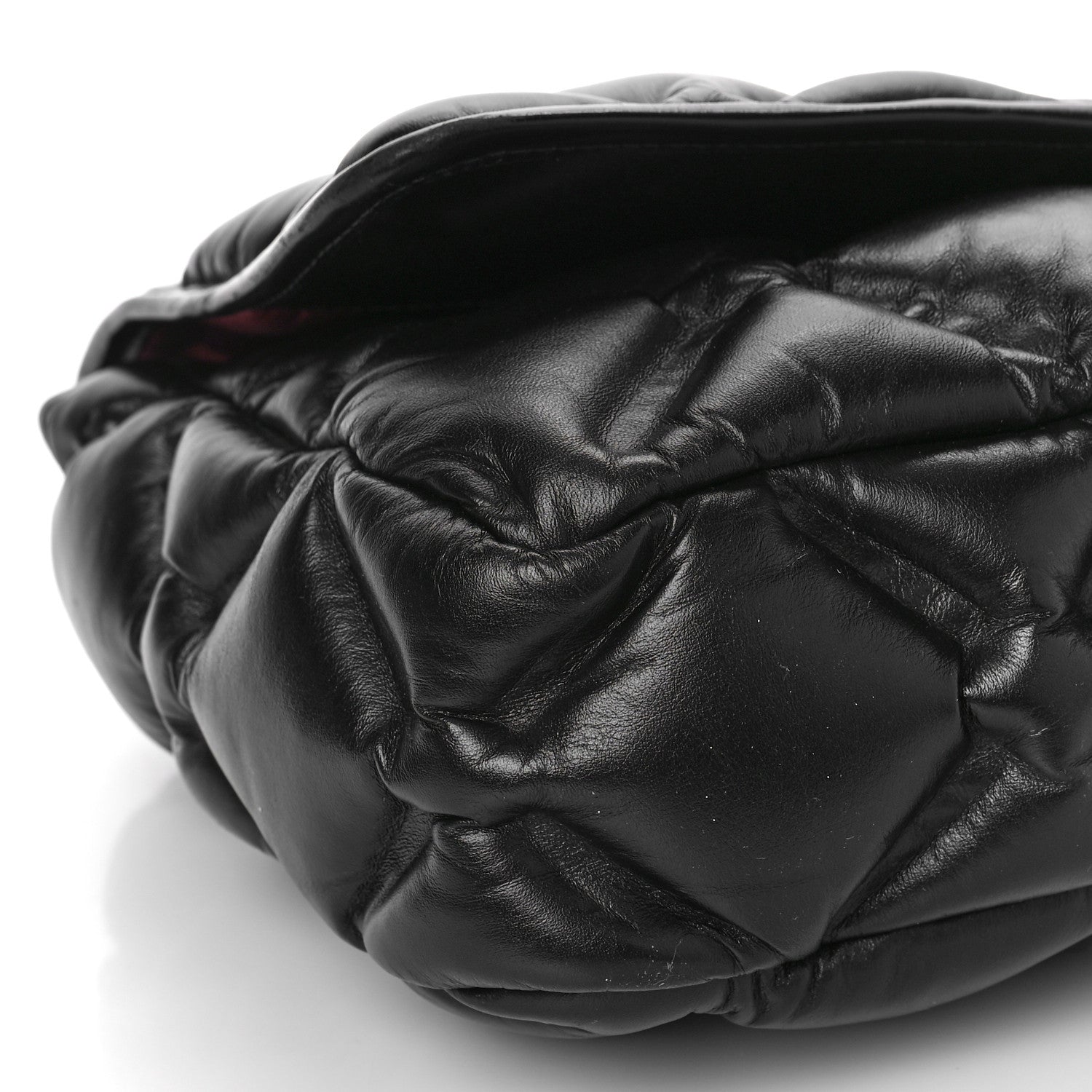 Chanel Calfskin Quilted Large Chesterfield Flap Black 8 of 9