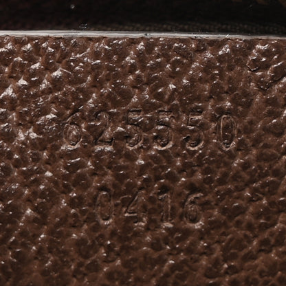 Gucci GG Supreme Monogram Textured Calfskin Web Medium Ophidia Cosmetic Case Beige Ebony New Acero 7 of 7