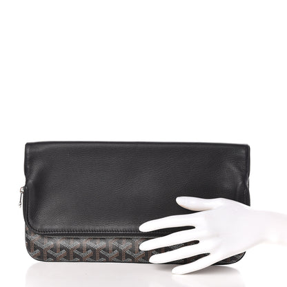 Goyard Goyardine Sainte Marie Soft Clutch Black 2 of 6