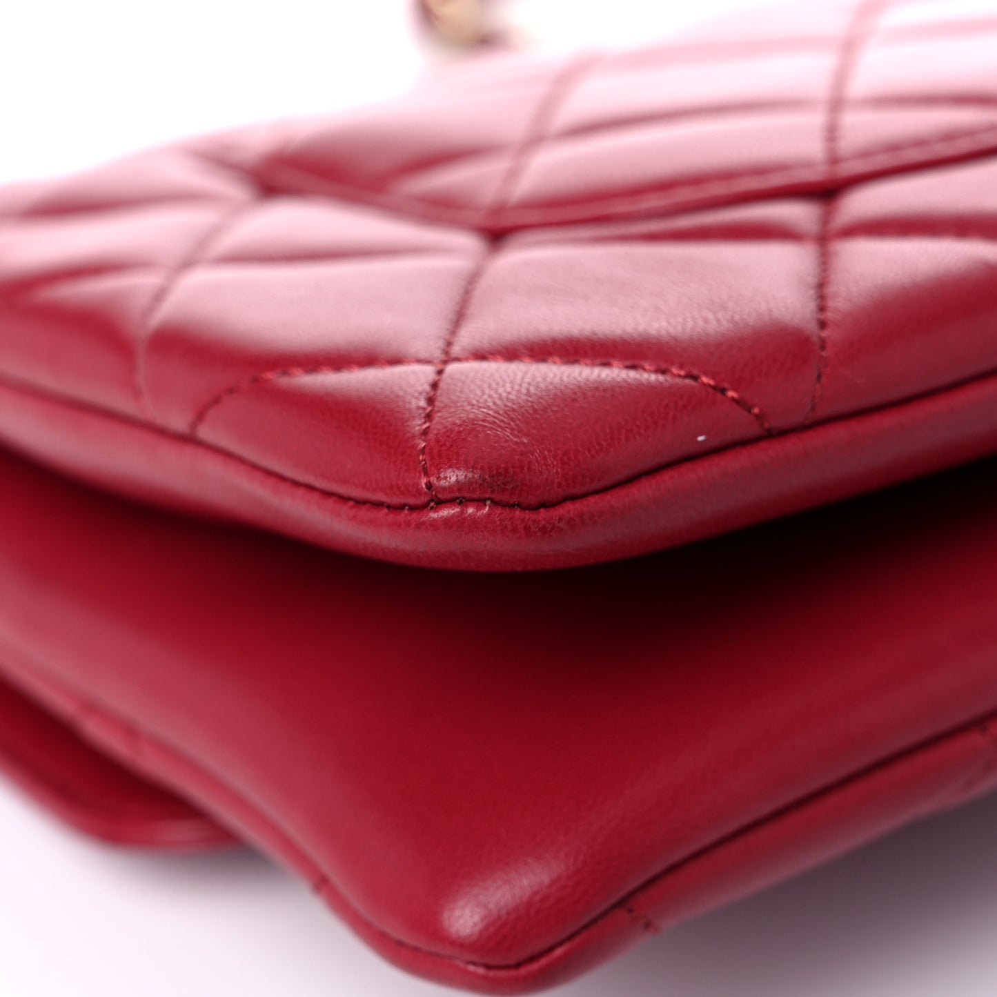 Lambskin Quilted Medium Trendy CC Flap Pink