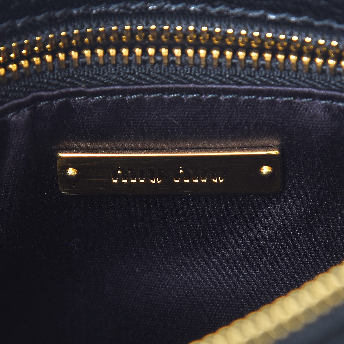 Goatskin Bandoliera Madras Double Zip Crossbody Bag Nero Black