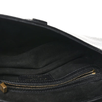 Christian Dior Grained Calfskin Saddle Bag Black 5 of 10
