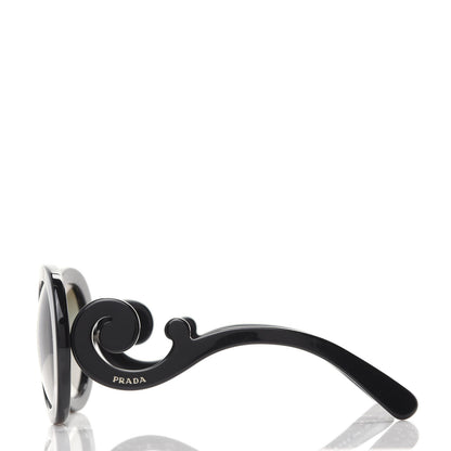 Prada Baroque Sunglasses SPR 27N Black 3 of 8