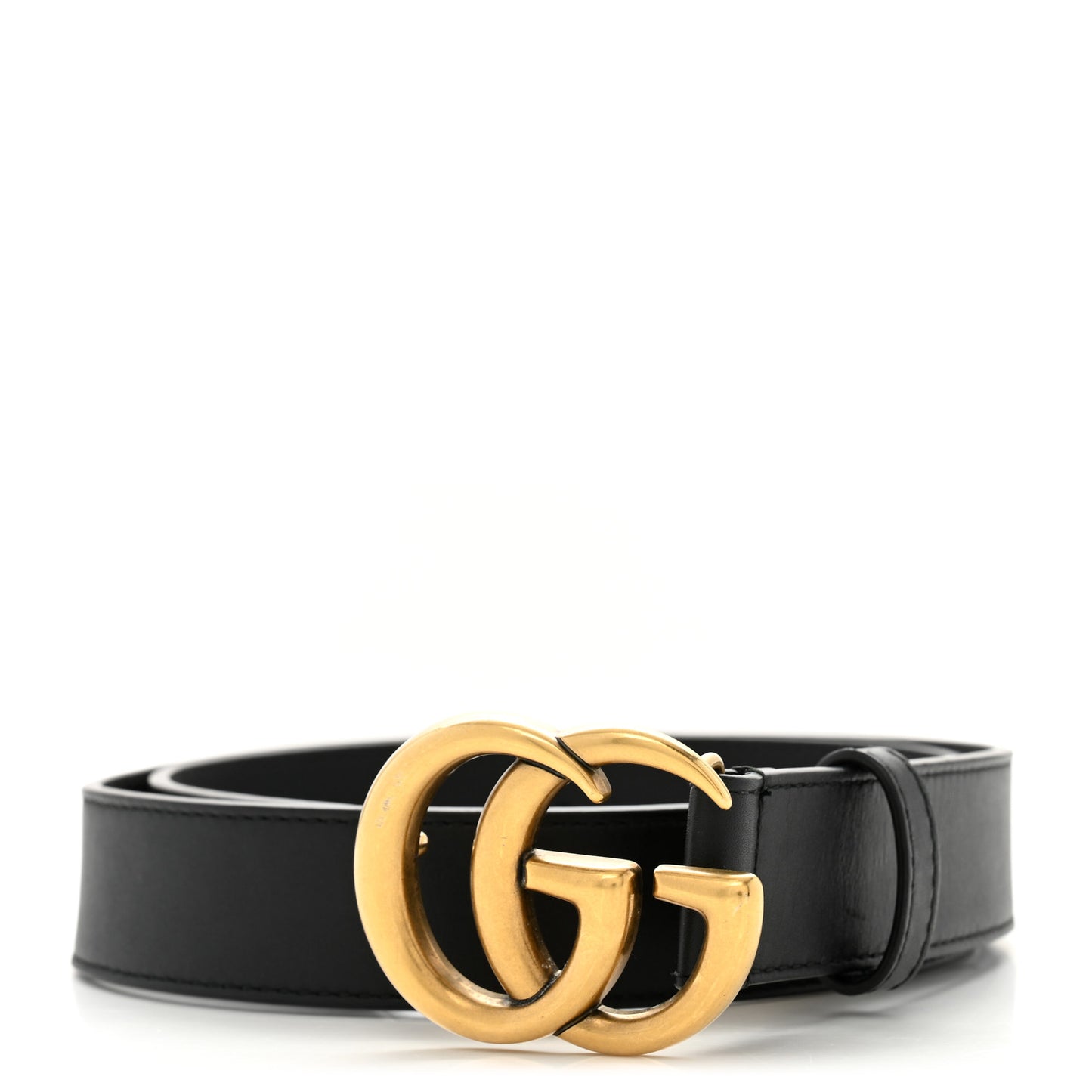 Calfskin Double G 30mm Belt 80 32 Black