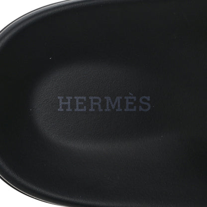 Hermes Calfskin Mens Chypre Sandals 43 Black 7 of 11