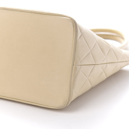 Chanel Lambskin Quilted Medallion Tote Light Beige 7 of 14