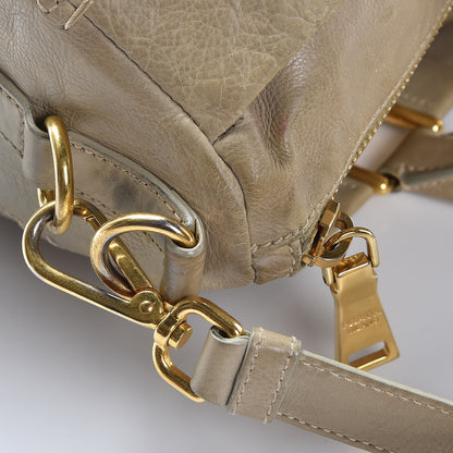 Prada Glace Calfskin Extra Wide Tote Stone 13 of 20