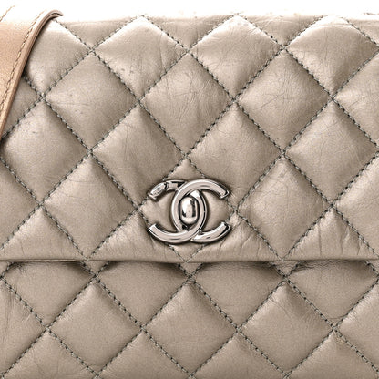 Chanel Metallic Calfskin Quilted Mineral Nights Mini Flap Bronze 8 of 12