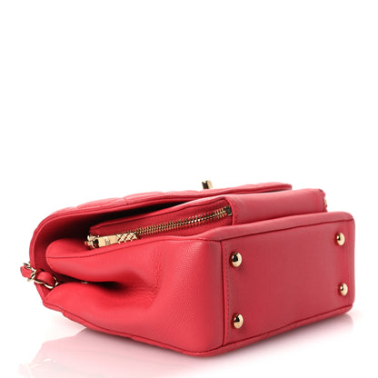 Chanel Caviar Quilted Small Business Affinity Flap Dark Pink 4 of 13