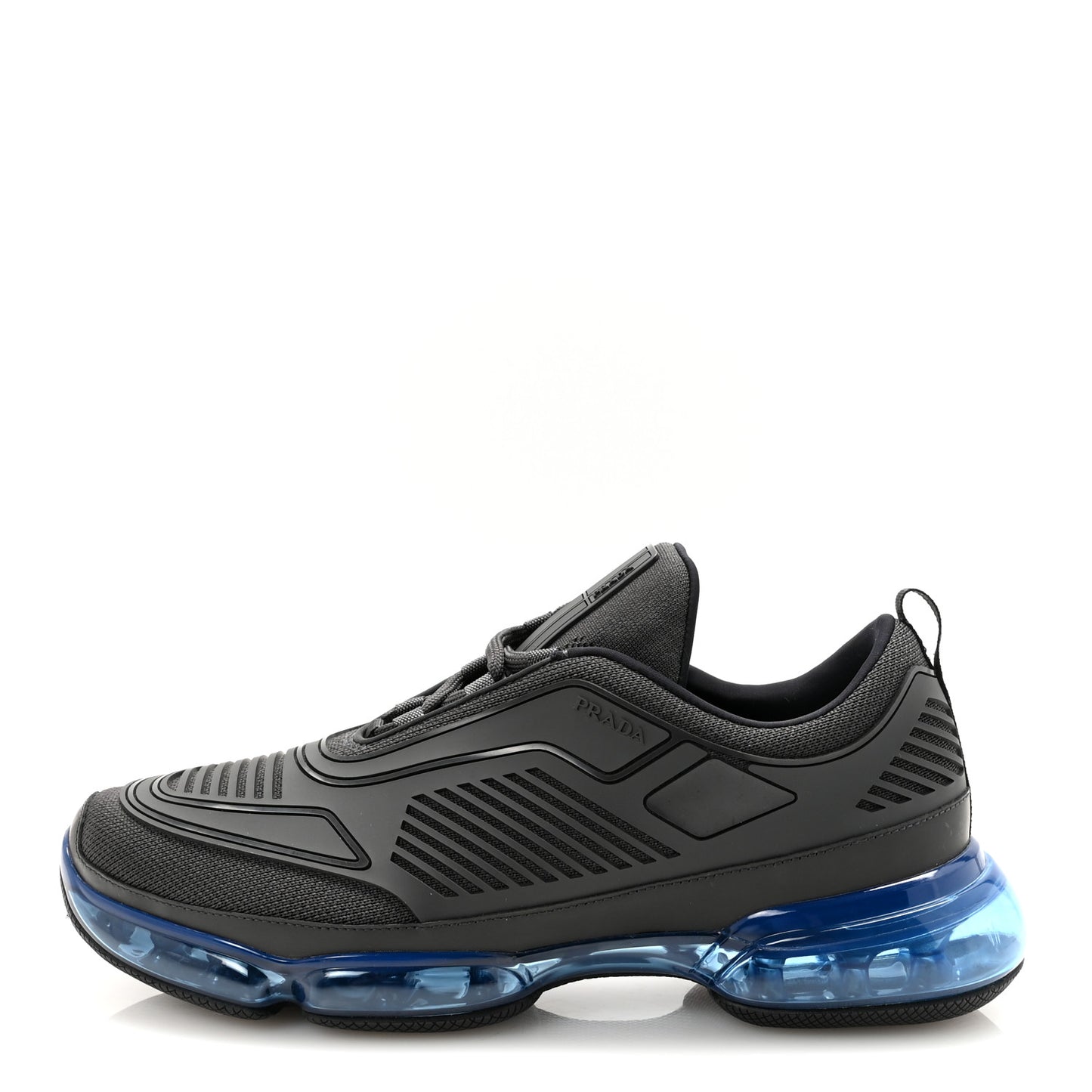 Rubber Knit Fabric Mens Cloudbust Air Sneakers 8.5 Grey Blue