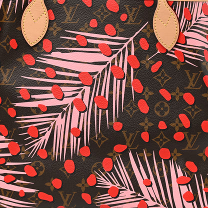 Louis Vuitton Monogram Jungle Dots Neo Neverfull MM Sugar Pink Poppy 9 of 16