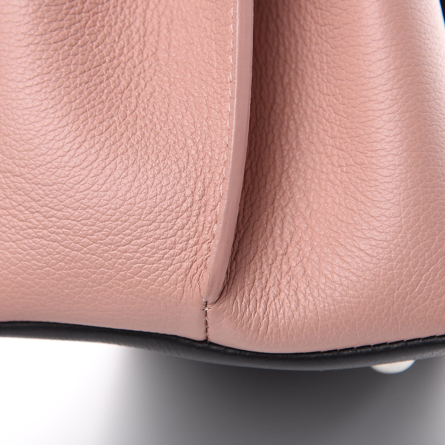 Louis Vuitton Soft Calfskin Lockme Ever Rose Ballet White Maito Black 9 of 11