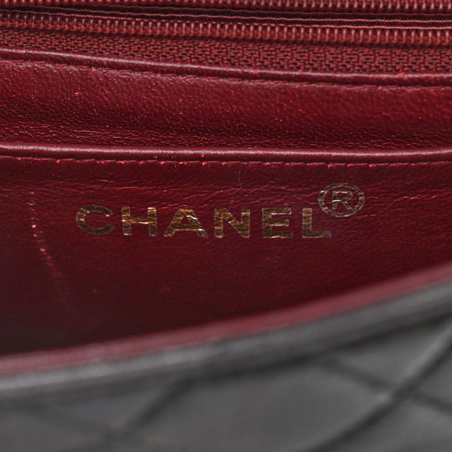 Chanel Lambskin Quilted Mini Square Flap Black 6 of 10