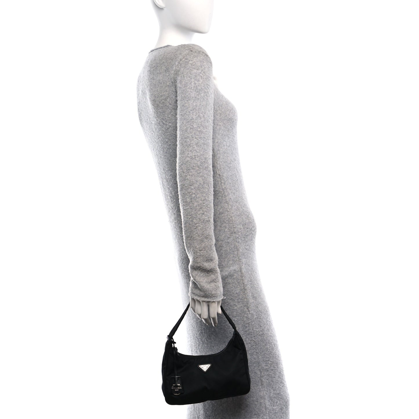 Tessuto Nylon Mini Re-Edition 2000 Bag Black