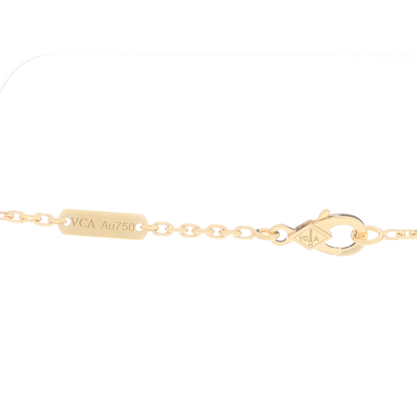 18K Yellow Gold Malachite Magic Alhambra Pendant Necklace