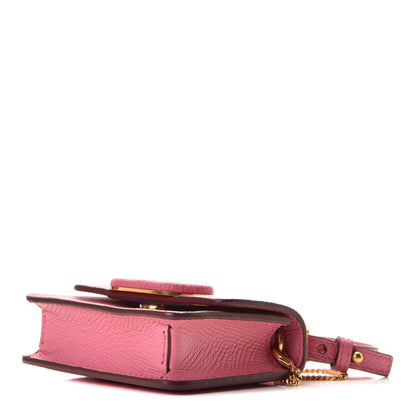 Valentino Garavani Grainy Calfskin Mini VSling Shoulder Bag Flamingo Pink 6 of 9