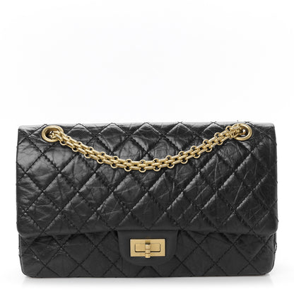 Chanel Aged Calfskin Quilted 2.55 Reissue 225 Flap Black 1 of 10