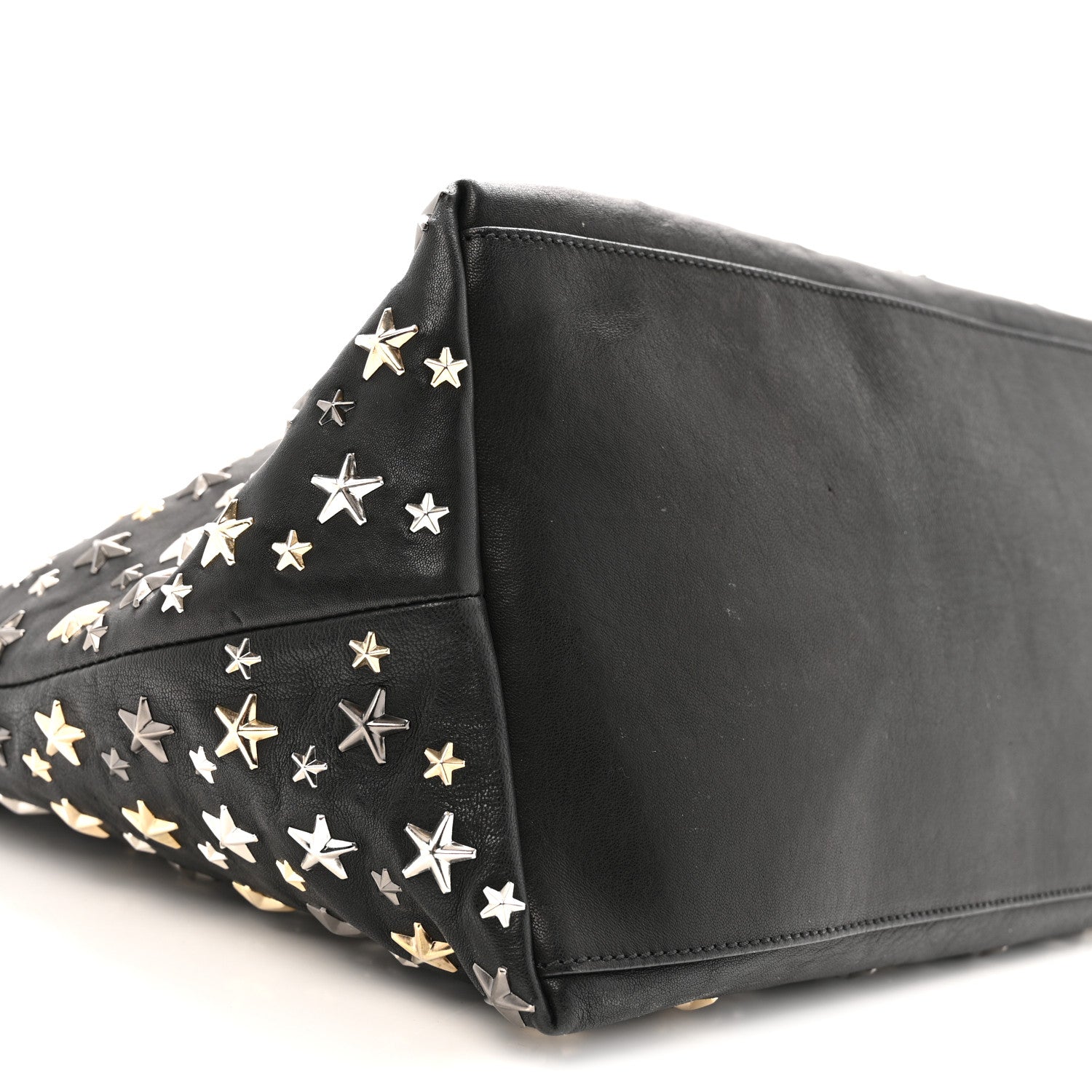 Jimmy Choo Calfskin Star Studded Tote Black 9 of 12