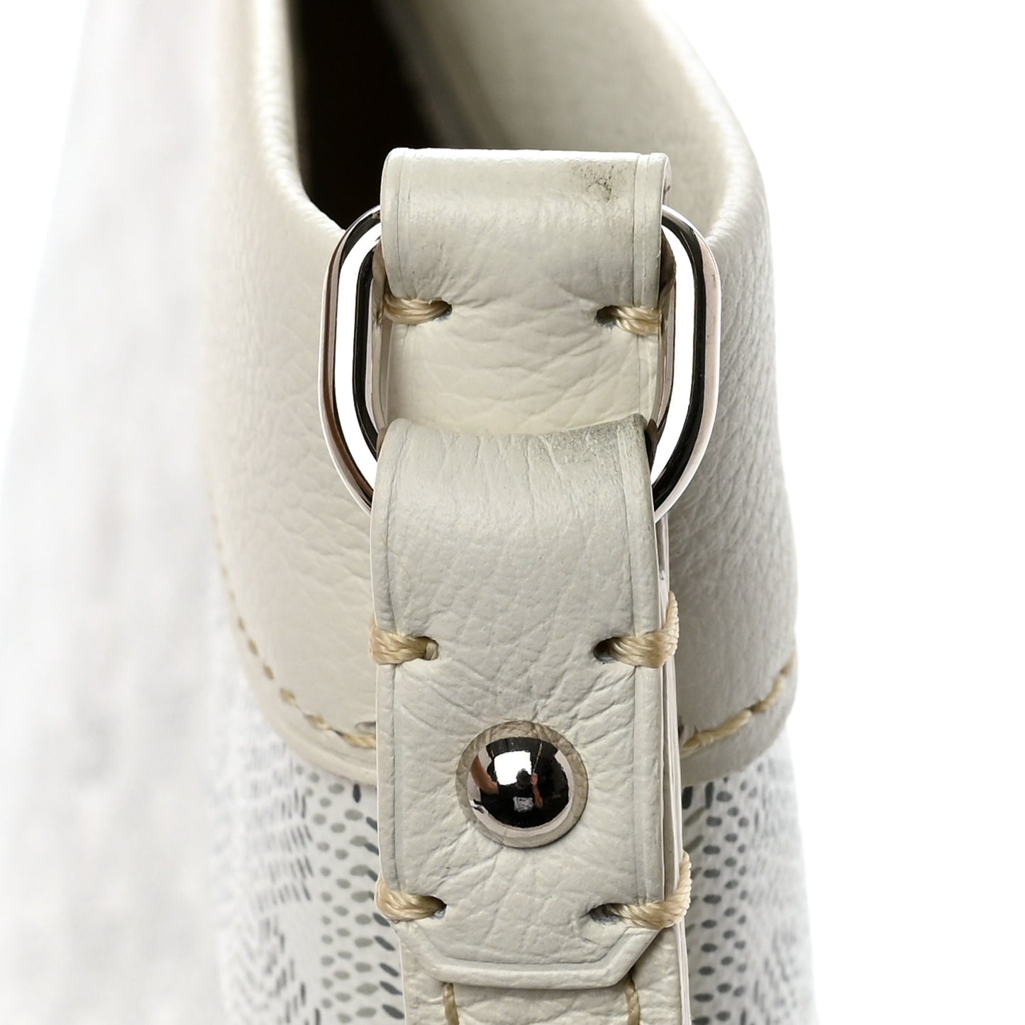 Goyardine Conti Pouch White