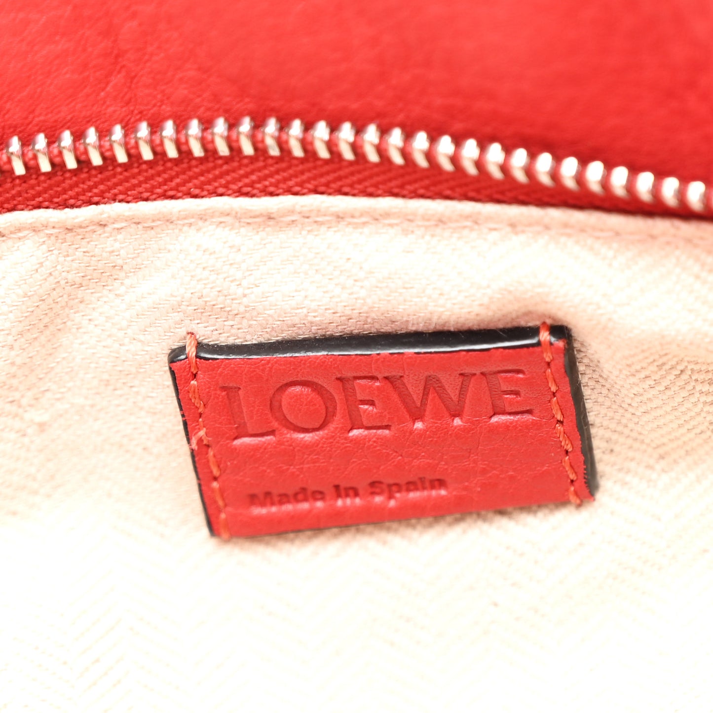 Calfskin Small Puzzle Bag Scarlet