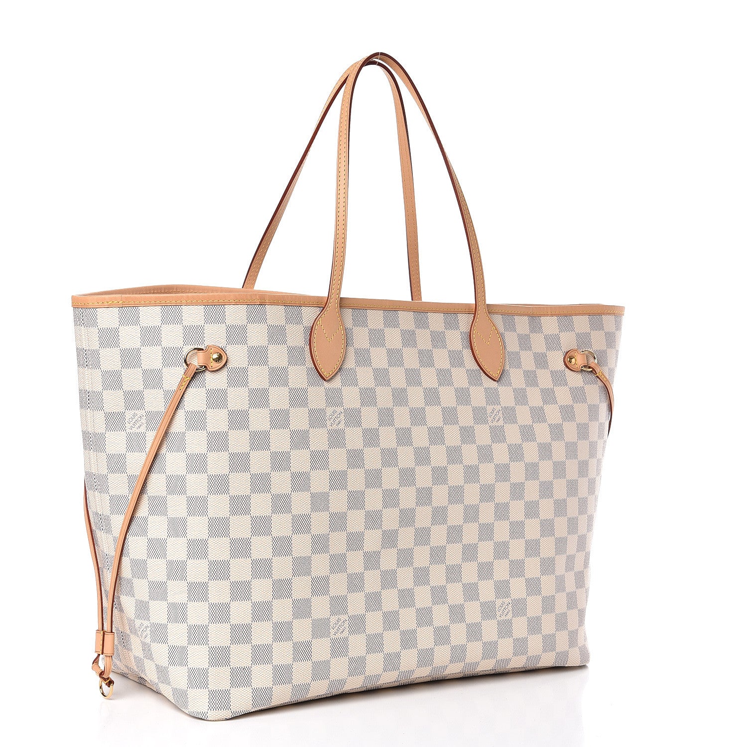 Louis Vuitton Damier Azur Neo Neverfull GM Rose Ballerine 4 of 10