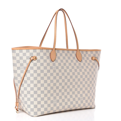 Louis Vuitton Damier Azur Neo Neverfull GM Rose Ballerine 4 of 10