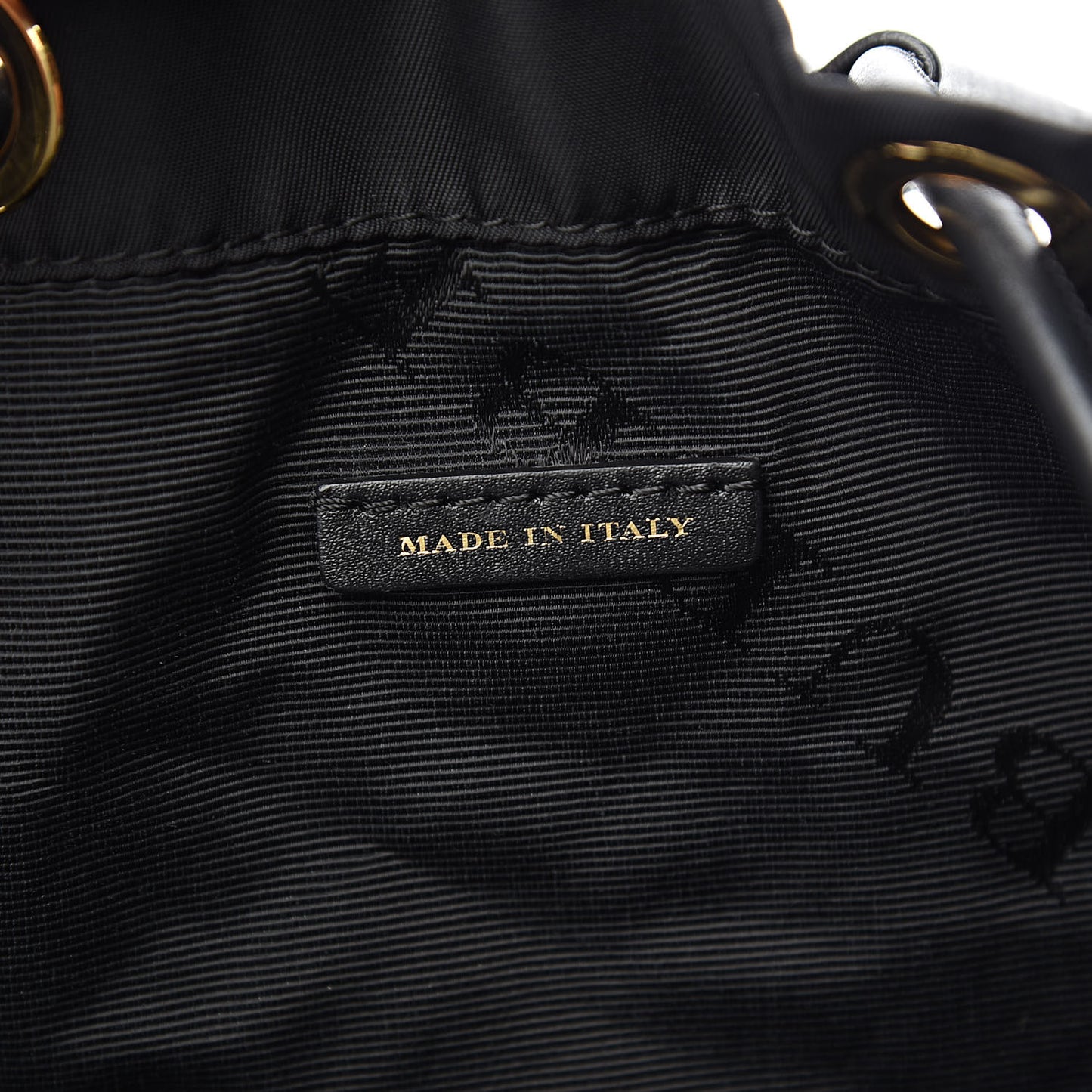 Nylon Medium Rucksack Backpack Black