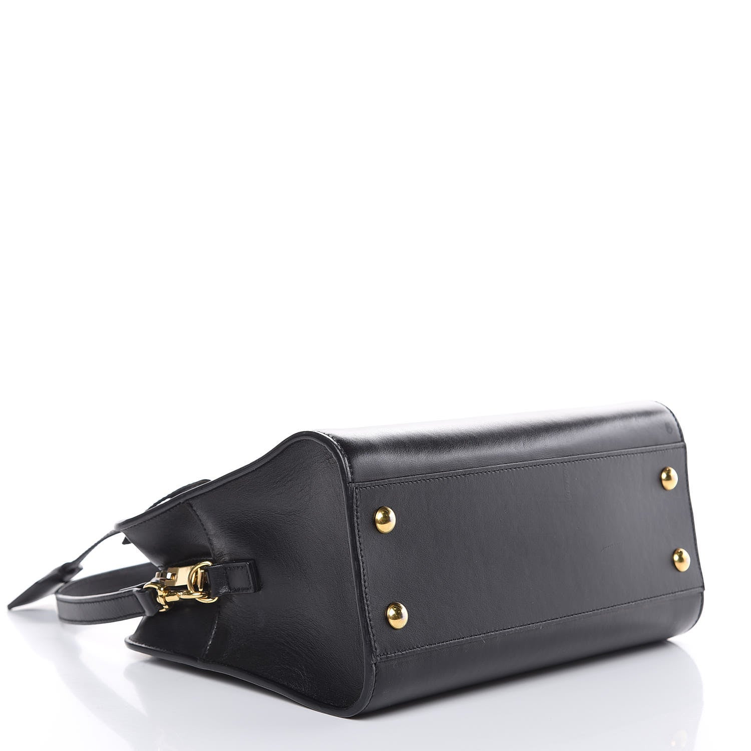 Saint Laurent Calfskin Monogram Baby Cabas Black 4 of 12