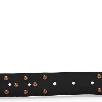 Chanel Lambskin Crystal Star Belt 90 Green 3 of 8