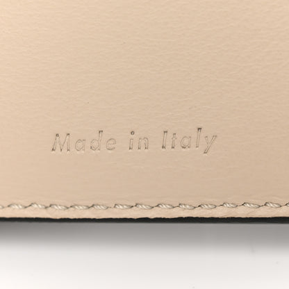 Celine Grained Calfskin Large Multifunction Strap Wallet Black Chalk 7 of 9