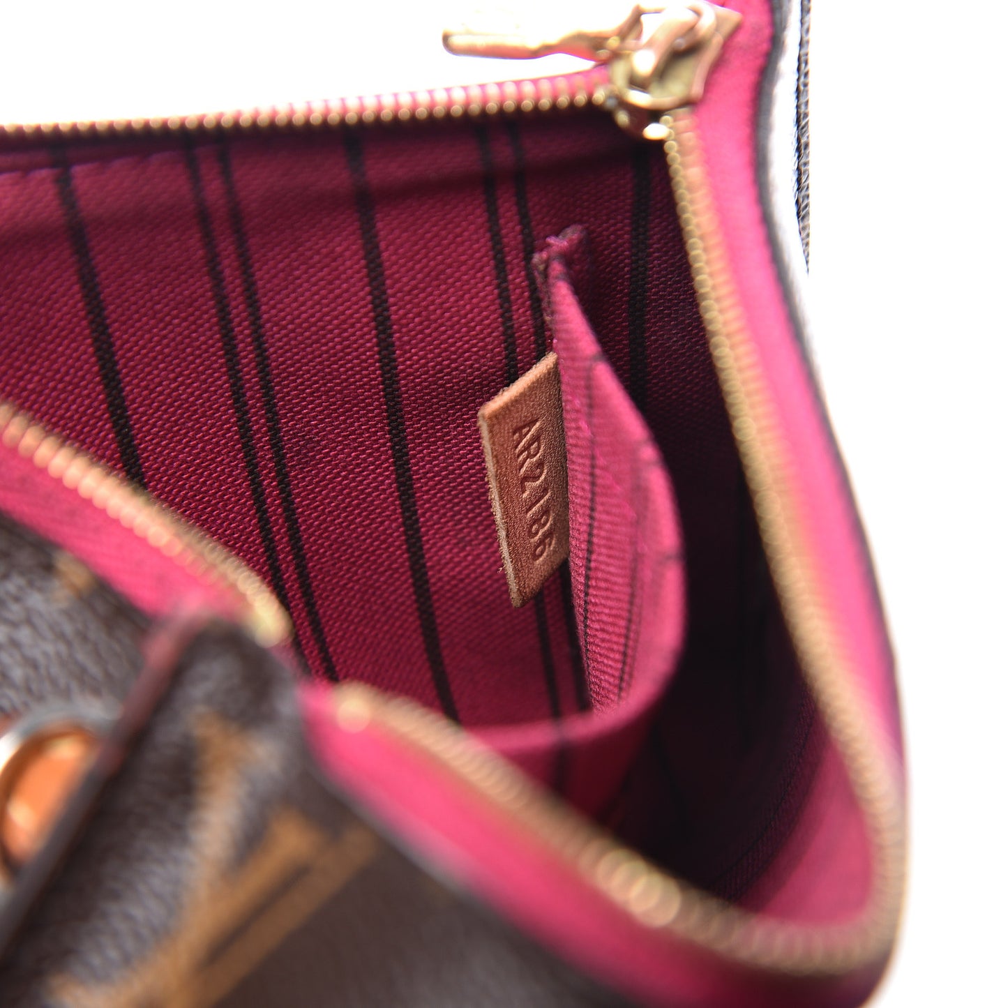 Monogram Neverfull PM Pochette Pivoine