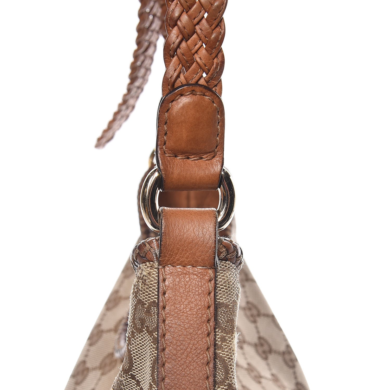 Gucci Monogram Medium Marrakech Hobo Camel 21 of 21