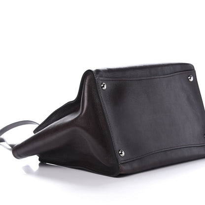 Prada Glace Calf Twin Pocket Tote Black 6 of 16