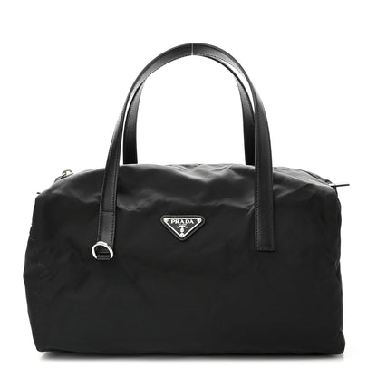 Prada Tessuto Nylon Saffiano Duffel Black 1 of 11
