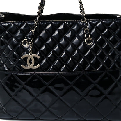 Chanel Vinyl Quilted Large In The Business Tote Black 7 of 10