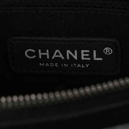 Chanel Caviar Chevron Quilted Small Coco Handle Flap So Black 6 of 12