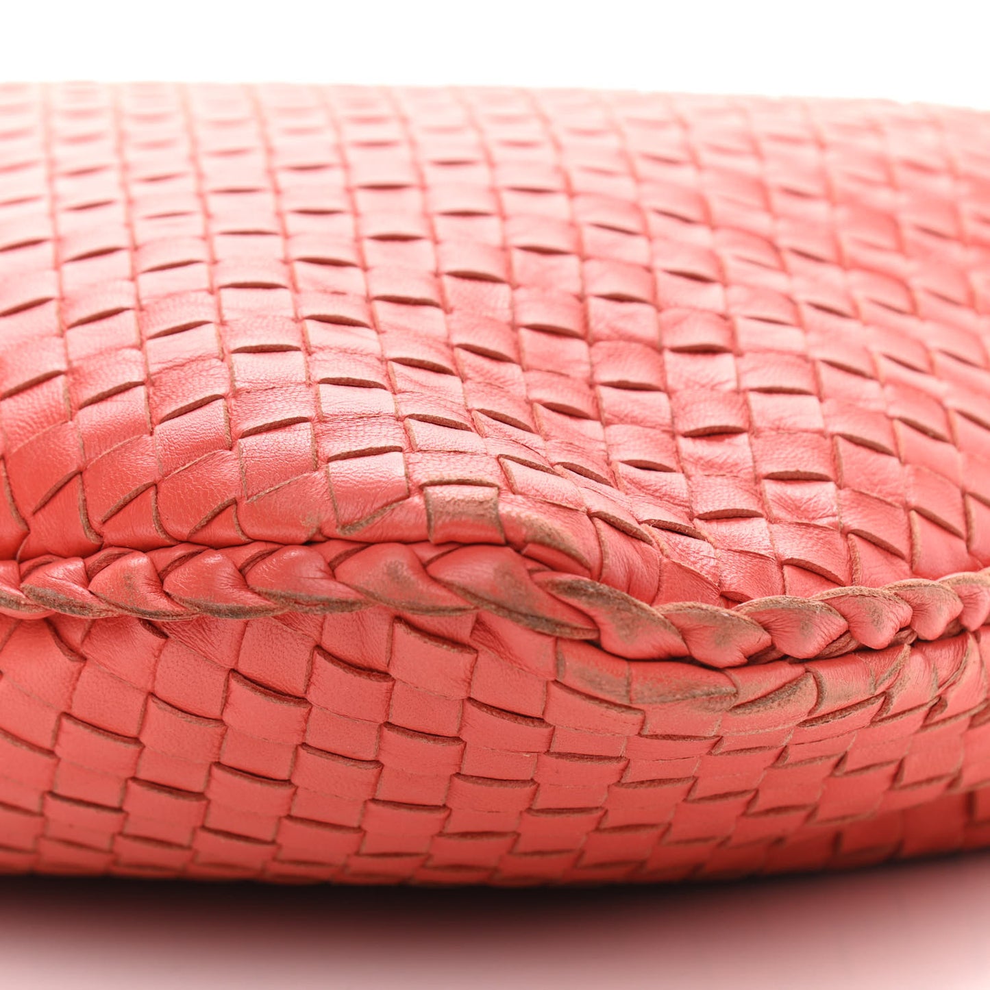 Nappa Intrecciato Large Veneta Hobo Magma