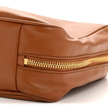 Miu Miu Soft Calf Softy Large Beau Top Handle Bag Cognac 9 of 13
